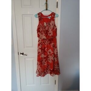 J Howard Womans Floral Dress Size 6 Sleeveless